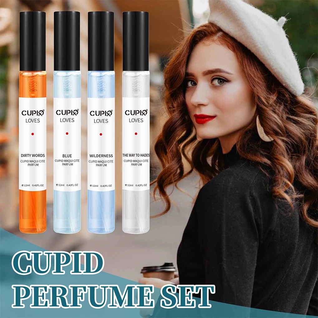 4pcs Perfume For Men Women Portable Spray Perfumes Type Longer Lasting Fragrance Travel Kit