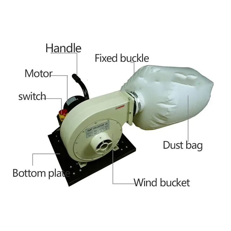 New 750w Dry Woodworking Vacuum Cleaner Induction Motor For Removing Dry Dust And Flying Dust Powerful Power Vacuum Cleaner