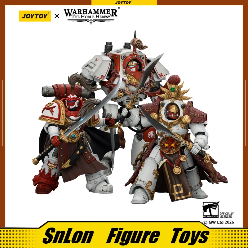 

JOYTOY Warhammer "The Horus Heresy" 1/18 Action Figures White Scars Qin Xa Hibou Khan Contemptor Dreadnought