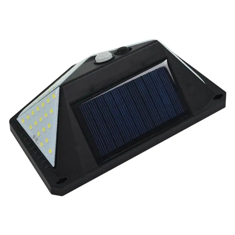 Imagem -03 - Led Parede ao ar Livre Lâmpada Solar Impermeável Jardim ao ar Livre Sensível ao Movimento Parede Lâmpada Polysilicon 18650 Lítio Bateria 110 220