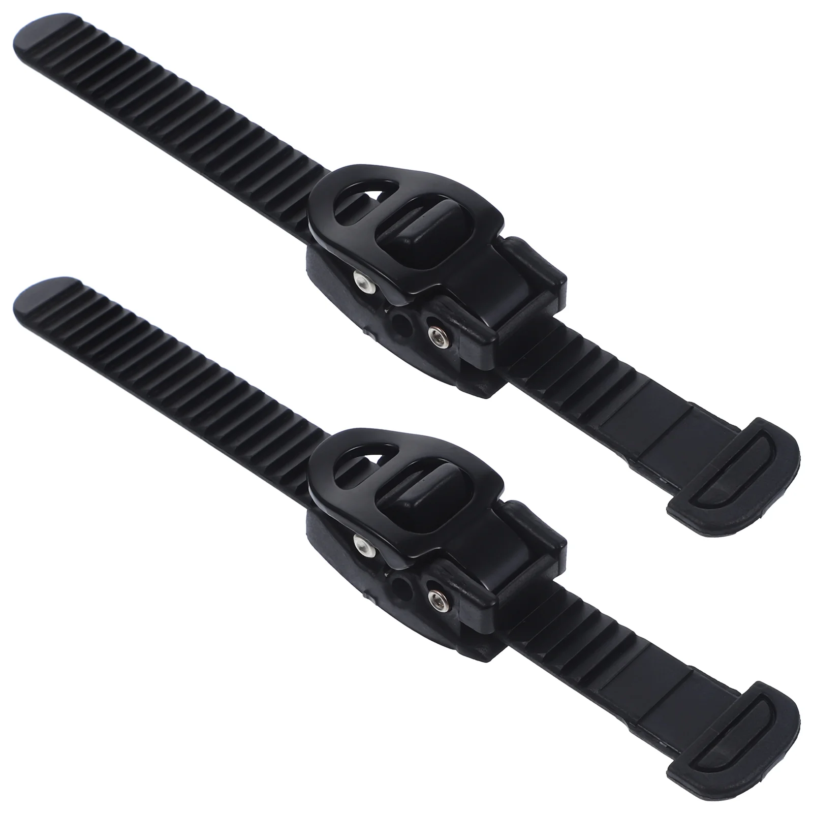 

2 Sets Roller Buckle Strap Replacement for Skating Shoes Fixing Straps Tool Clasp PVC High Grade Plastic Stable Fixing