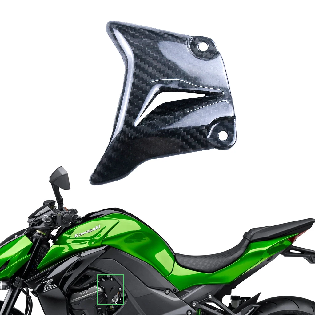 

3K Carbon Fiber Motorcycle Accessories Air Intake Cover Cowl Kit Part For Kawasaki Z1000 2014 2015 2016 2017 2018 2019