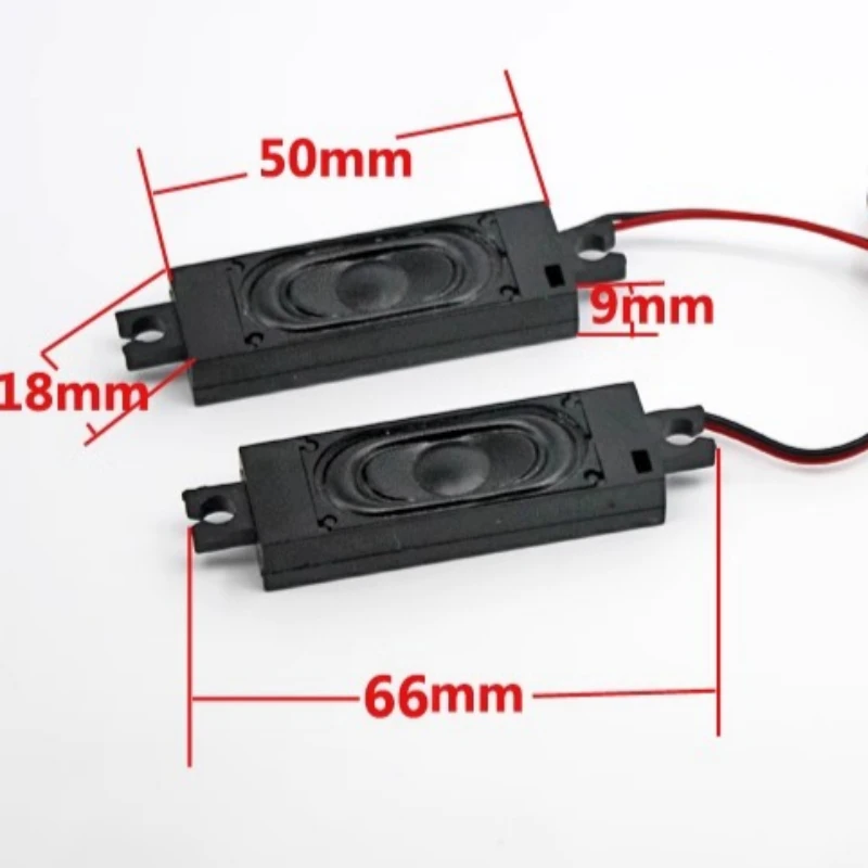 SOTAMIA 2Pcs 5017 Mini TV Speaker 8 Ohm 2W Passive Cavity Speaker Multimedia Advertising PC Computer Smart Home HIFI Loudspeaker