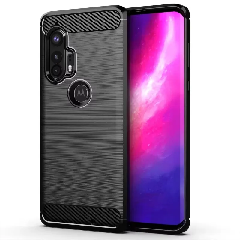 

Противоударный силиконовый чехол для Moto Edge Plus, чехлы из углеродного волокна для moto Edge + MOTO Edge plus, чехол для телефона с матовой текстурой