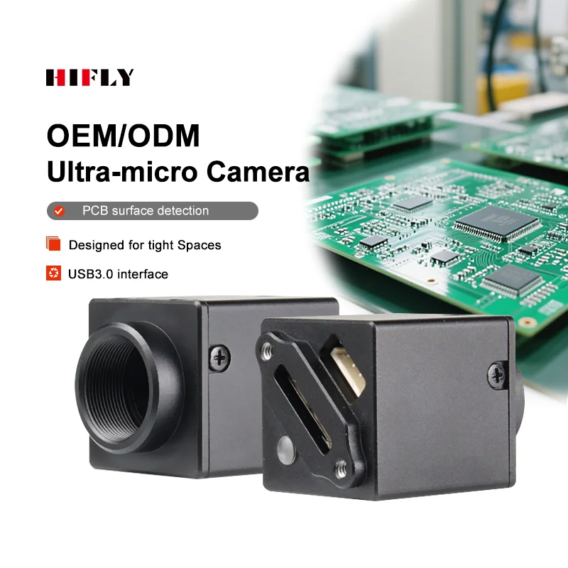 

HIFLY Ultra Miniature 5MP 60FPS Rolling Shutter USB3.0 Area Scan Machine Vision Industrial Camera