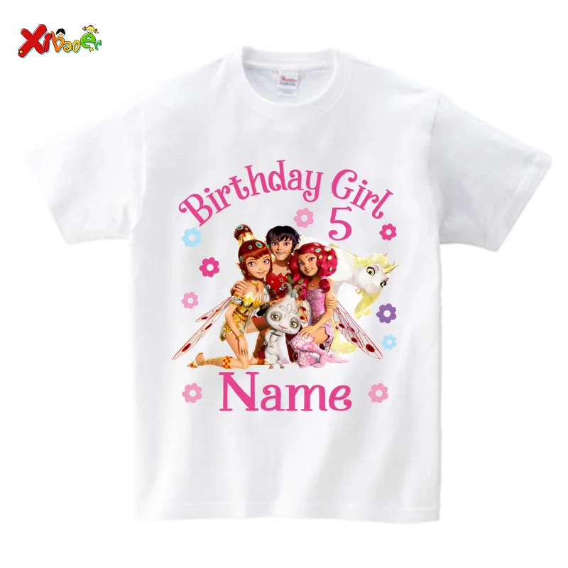 Mia Me Shirt Birthday Girl Shirt for Kids 5th Family Matching Outfits Party Custom Name Girl Toddler Baby Familia Shirts 2nd 6th