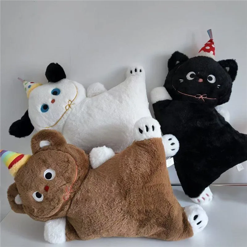 

Super Cute Creative Pillow Brown Bear Pillow Napping Plush Doll Dormitory Holiday Birthday Gift