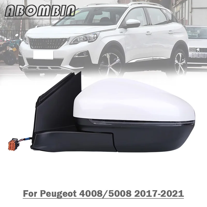 

Auto Door Wing Side Rearview Mirror Assembly Exterior Mirror For Peugeot 4008/5008 2017 2018 2019 2020 2021