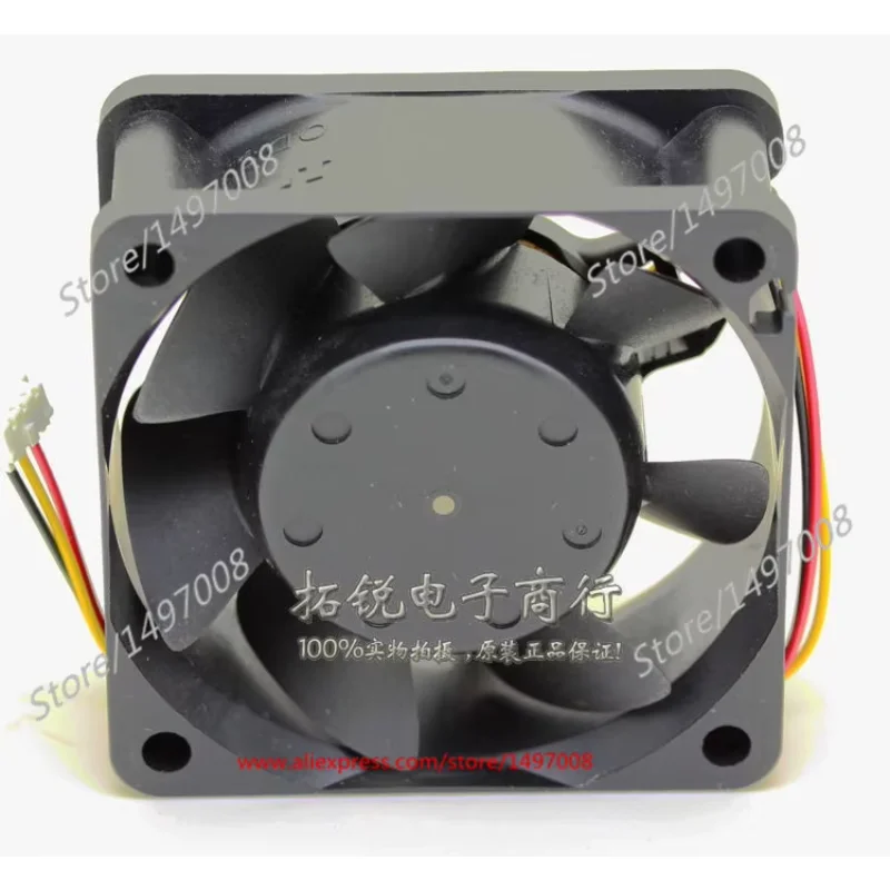 Nidec D06T-24TH 13B RH7-1289 DC 24V 0.07A 60x60x25mm Server Cooling Fan