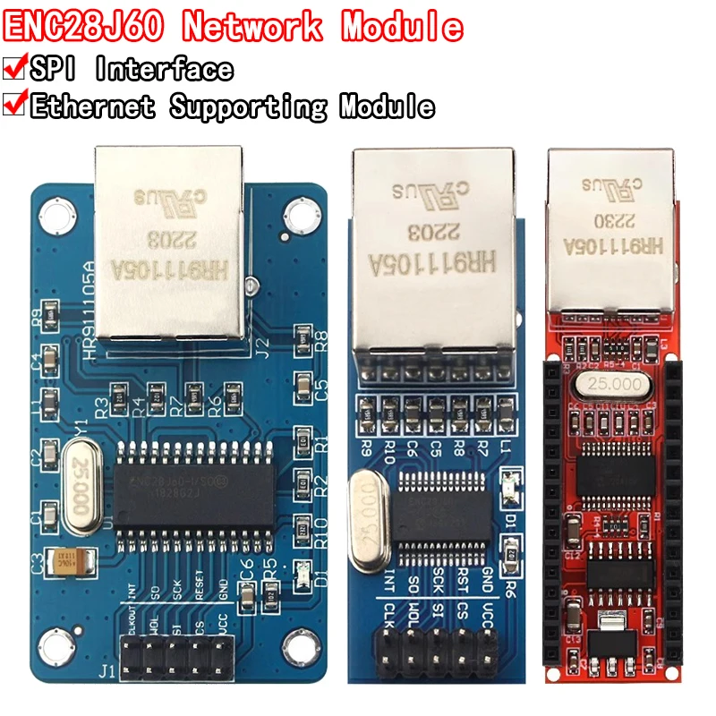 ENC28J60 SPI interface network module Ethernet module (mini version) for arduino