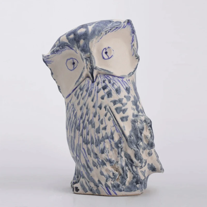 

Modern home decoration owl animal statue handicraft home decoration ornament