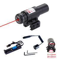 Rifles Red Dot Laser Sights red Picatinny Rails Pistol Sights Hunting Accessories Rechargeable Lasers Calibrated Metal Ar15