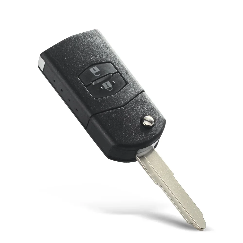 KEYYOU For Mazda 2 3 5 6 M6 MX5 CX5 CX7 CX9 RX8 2011-2015 1PCS NEW 2/3/4 Buttons Remote Key Case Fob Shell Flip Folding view 4