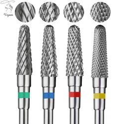 Vnjaoi 1 Stuks Taps Toelopende Nagelboren Voor Acrylgelnagels Dubbele Nagelvorm Verwijderen, 3/32 Inch Nagelbit Voor E-Vijl Nagelboor (Medium)