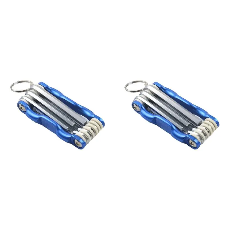 

Набор складных шестигранных ключей A98E-2X с плоским и шаровым концом, набор гаечных ключей для ремонта автомобилей, ручные инструменты A