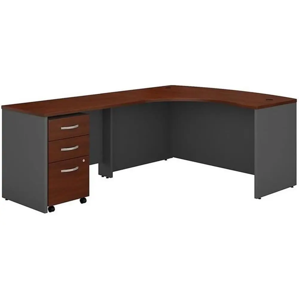 

Письменный стол Hansen Cherry Series C L-образной формы с мобильным шкафом для документов