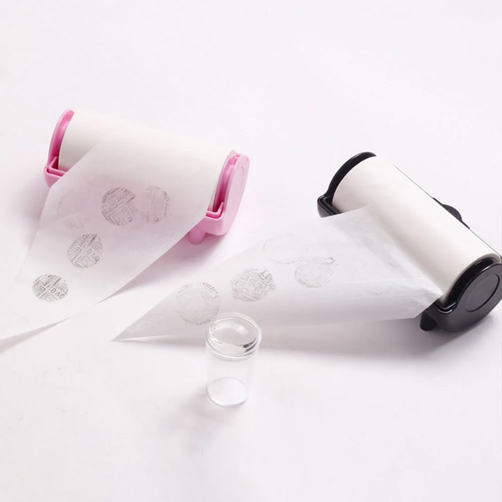

Oil Absorber Nail Art Roller Stamping Lint Cleaner Tool Plastic Printing Removal for Manicure DIY Nail Art Supply
