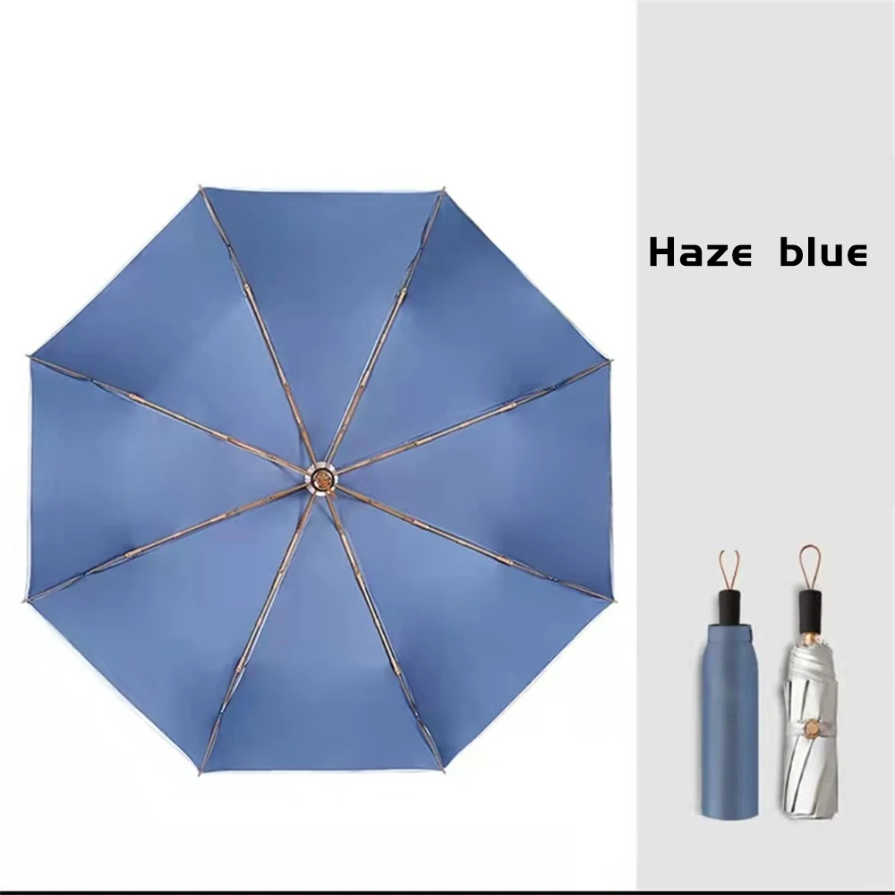 Three-fold Umbrella Anti-rust Alloy Umbrellas Lightweight for Man and Woman