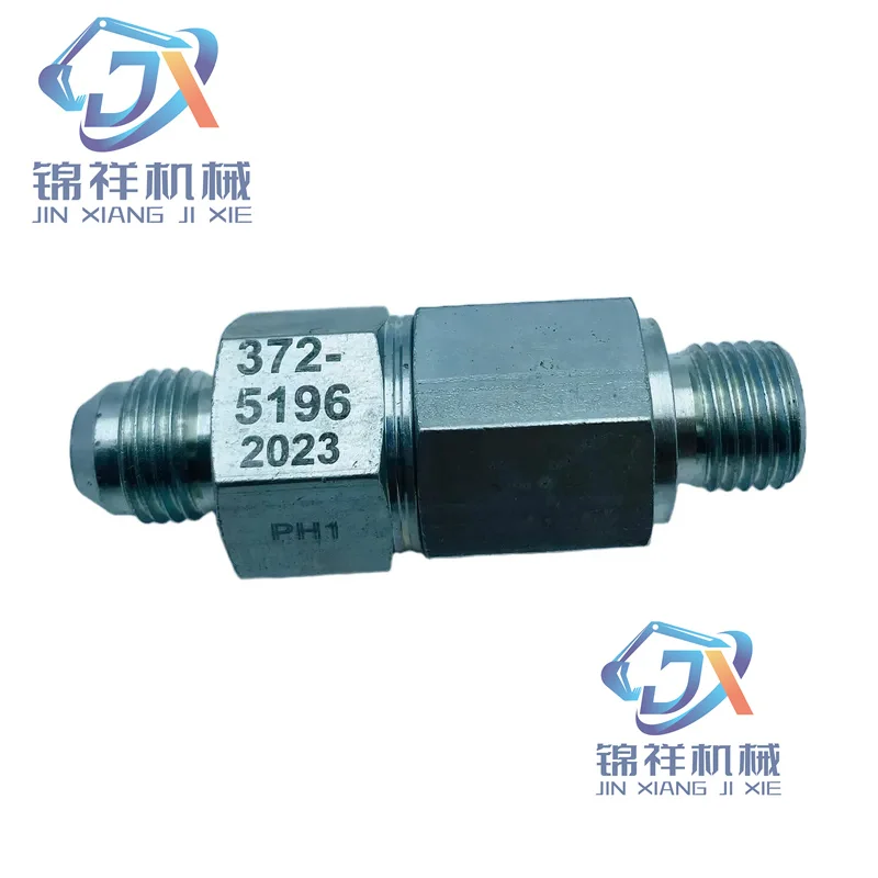372-5196 كاتربيلر CAT320C 330 336D C7 C9 صمام تخفيف الضغط بالسكك الحديدية المشتركة ملحقات صمام فحص إرجاع الزيت، جودة عالية #4