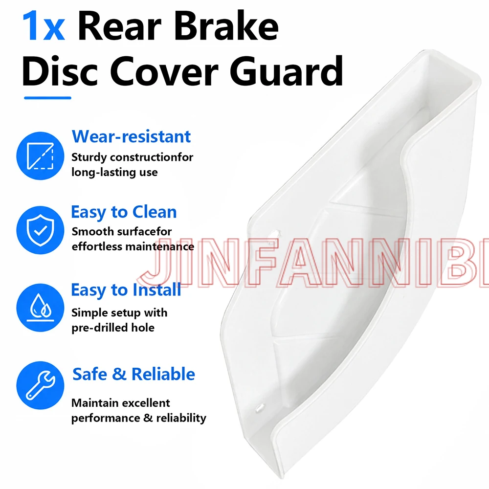 Rear Brake Disc Cover Guard Kit For Honda CR125R CR250R CR500R 1987-2001