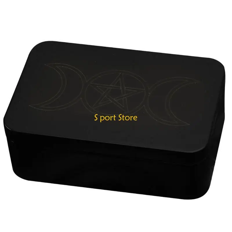 U2JB Rectangle Tarots Box Playings Card Container Jewelry Storage Case Packing Box