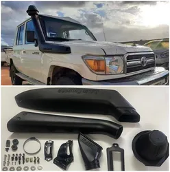 Engine Parts Snorkel Kit for Toyota Land Cruiser LC76 1985-2003 71 73 75 76 78 79 Series Matte Black LLDPE Plastic 4X4 Snorkel
