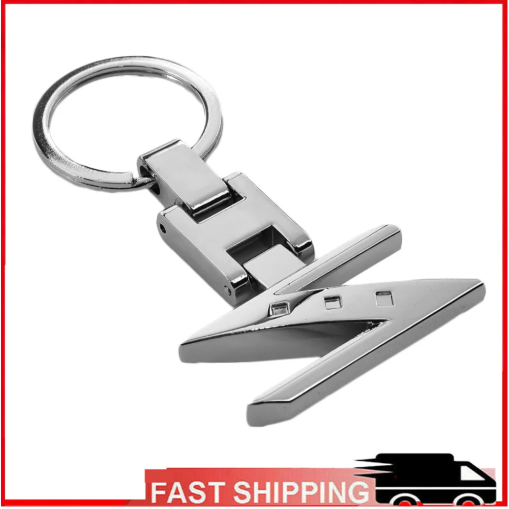 

Sleek and Sturdy Zinc Alloy Car Key Chain Ring, Z Style, Chrome Finishing, Fit for Nissan 280ZX 300ZX 350Z 370Z Z