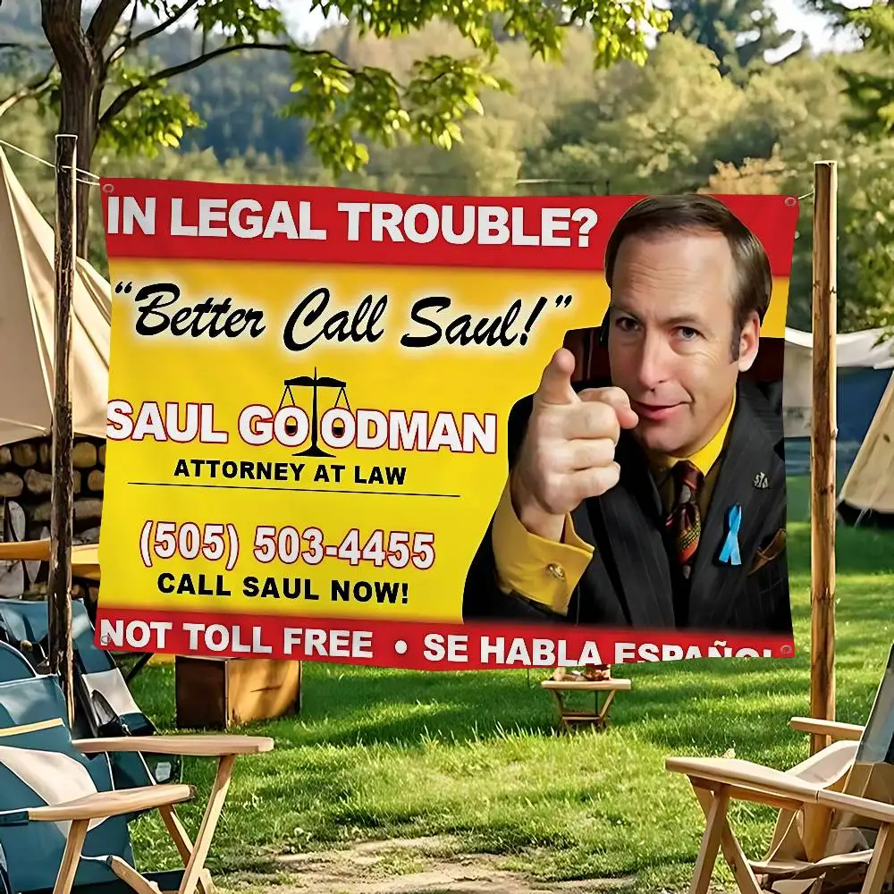 Klassische Better Call Saul Cartoon Flagge Wandbehang Banner Dekoration Haushalt Home Decor
