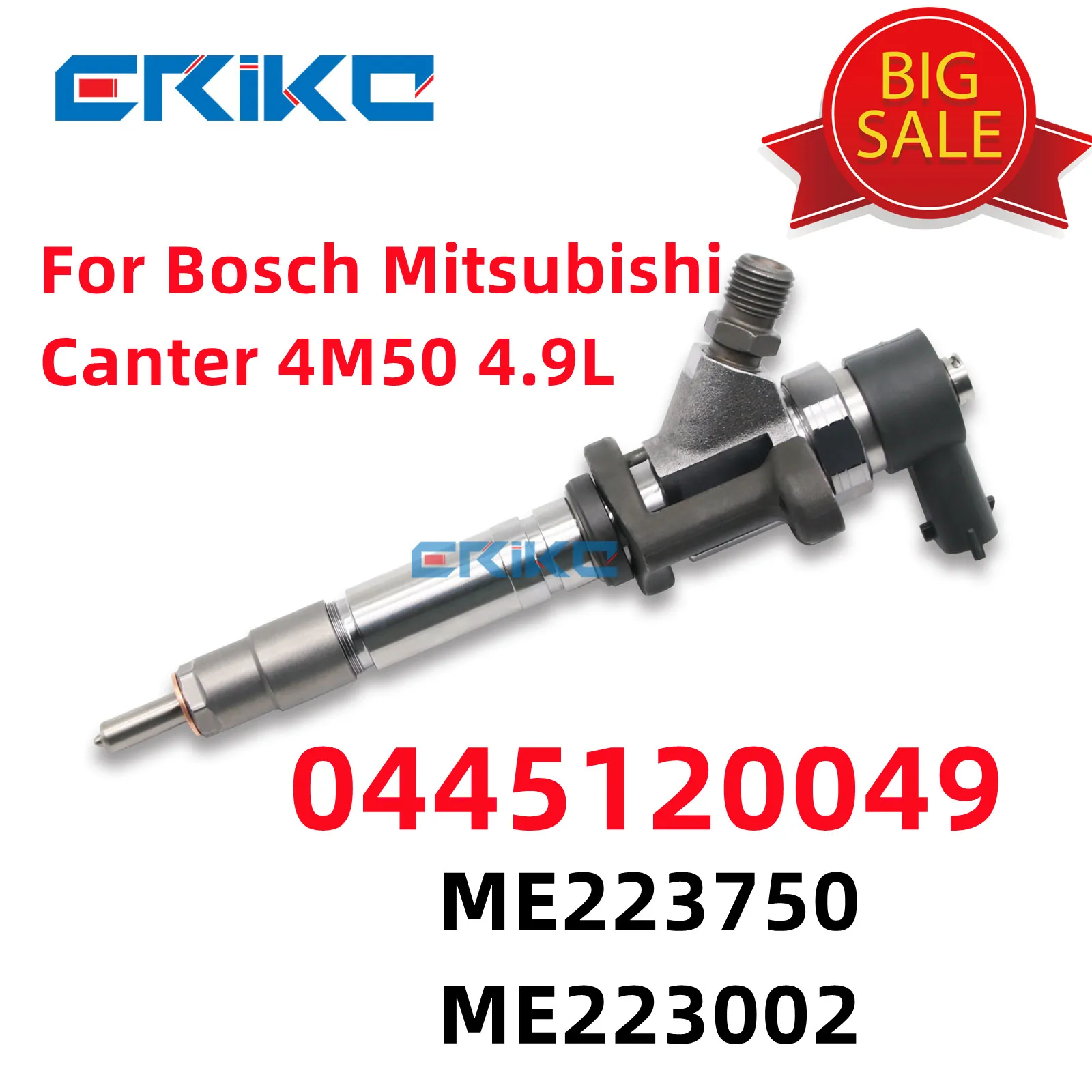 0445120049 Diesel Fuel Injector ME223750 ME223002 Diesel Injection nozzle 0 445 120 049 For Bosch Mitsubishi Canter 4M50 4.9L