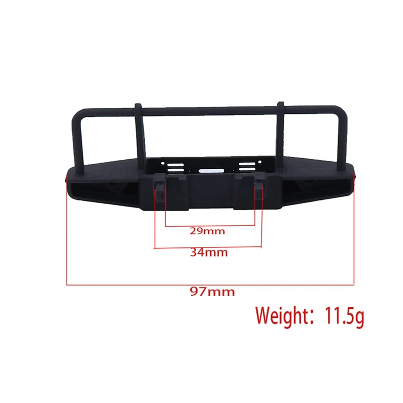 Nylon Front Bumper for TRX4M Defender 1/18 RC Crawler Car Upgrades Parts