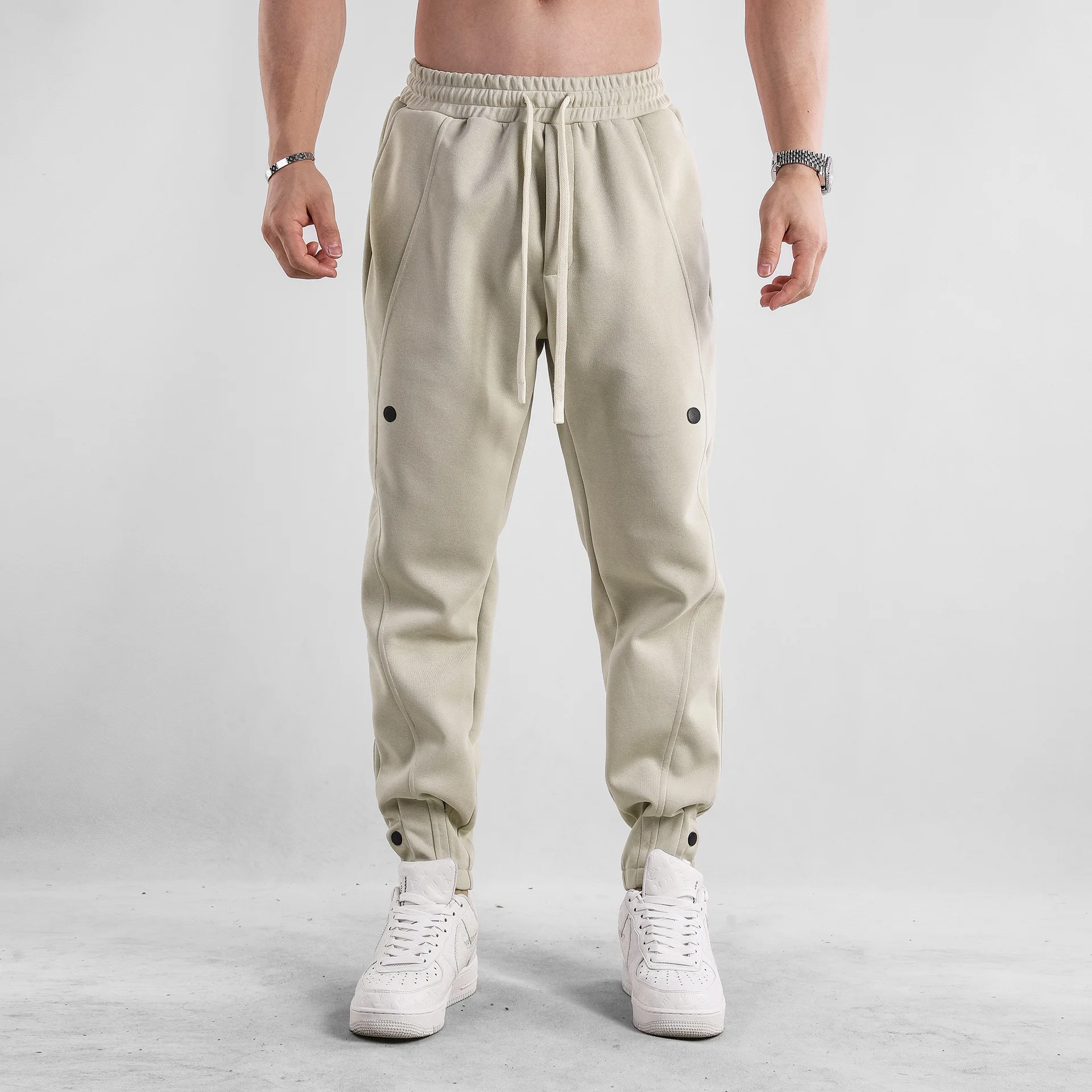 

Американские повседневные спортивные длинные брюки, свободные осенние мужские уличные легкие брюки Maturi, новые дышащие хлопковые брюки