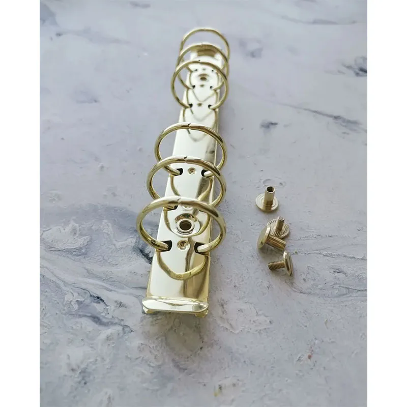 5PCS 25MM A6 Clips Mechanism Gold Silver