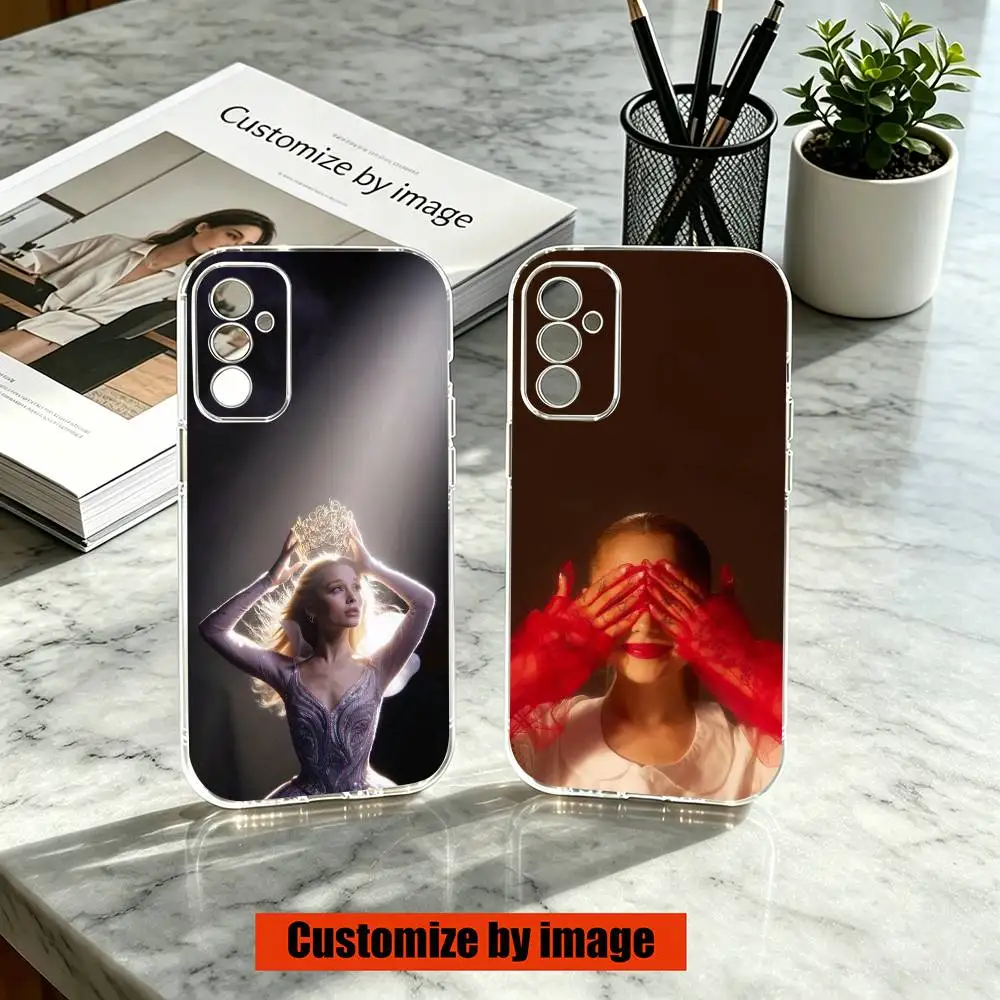 Funda de teléfono A-Ariana G-Grande ARi Singer para SamsungA10,12,20,21S,30,31,40,50,51,52,70,71, funda transparente