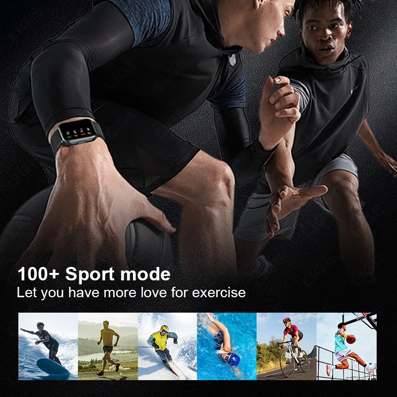 Smartwatch de fitness esportivo para homens e mulheres, relógio impermeável IP68, Bluetooth Call, monitor de temperatura corporal, novo, 2022, 2024