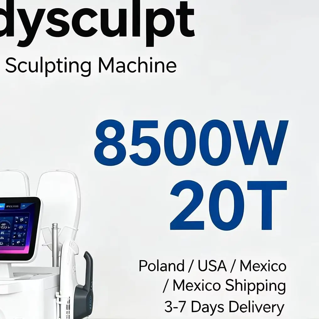 20T 8500W MYOslim HI‑EMT Body Sculpt Equipment Muscle Building Body Contouring Weight Loss Home Salon Beauty Device