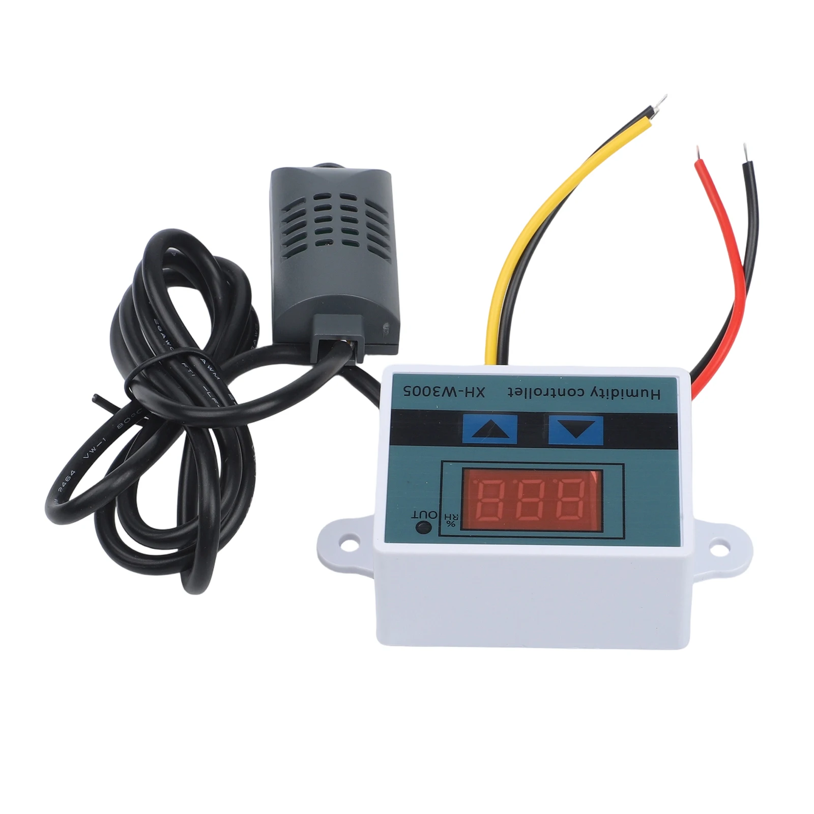 Digital Humidity Controller Switch with Hygrometer Hygrostat Sensor for 12V 24V 220V Power Supply for Controlling Humidifiers