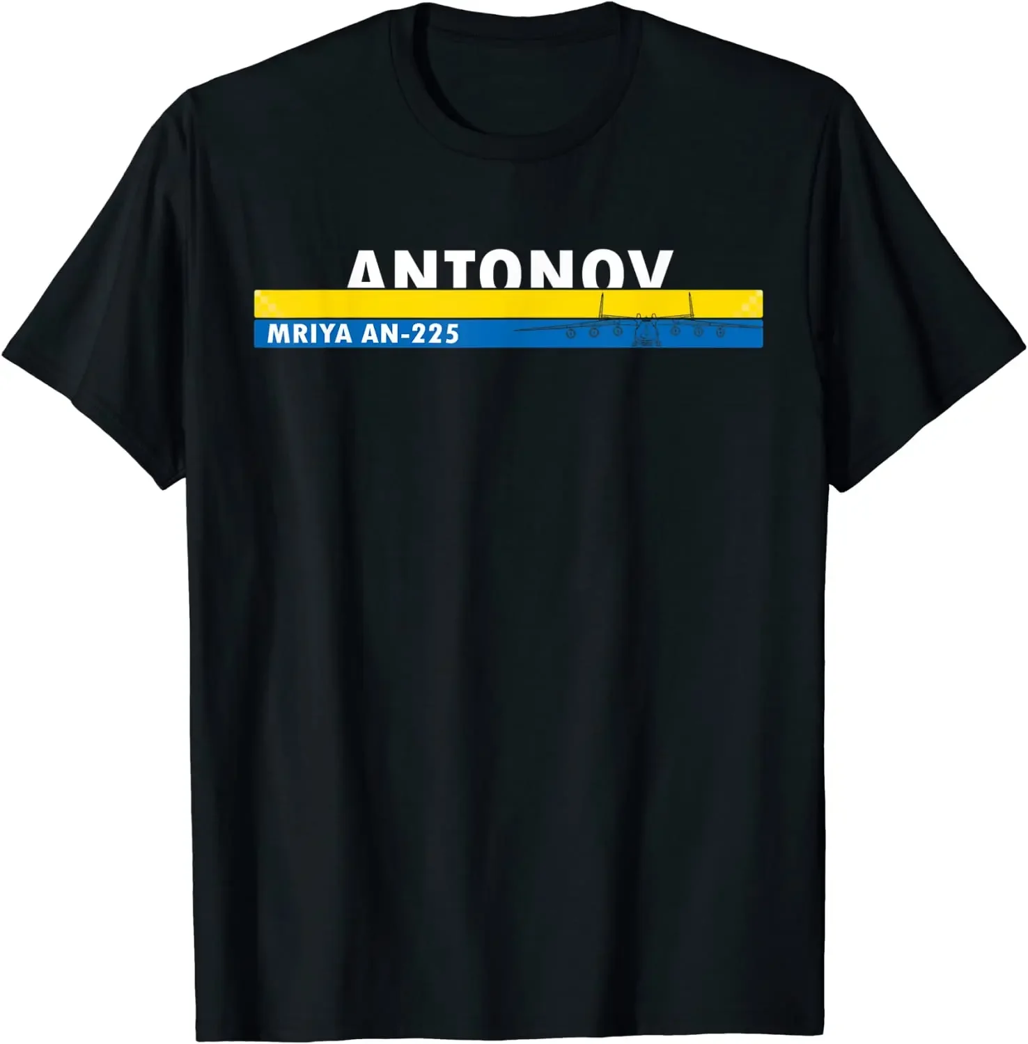 Antonov Mriya AN-225 Worlds Largest Cargo Aircraft T-Shirt 100% Cotton O-Neck Short Sleeve Summer Casual Mens T-shirt Streetwear