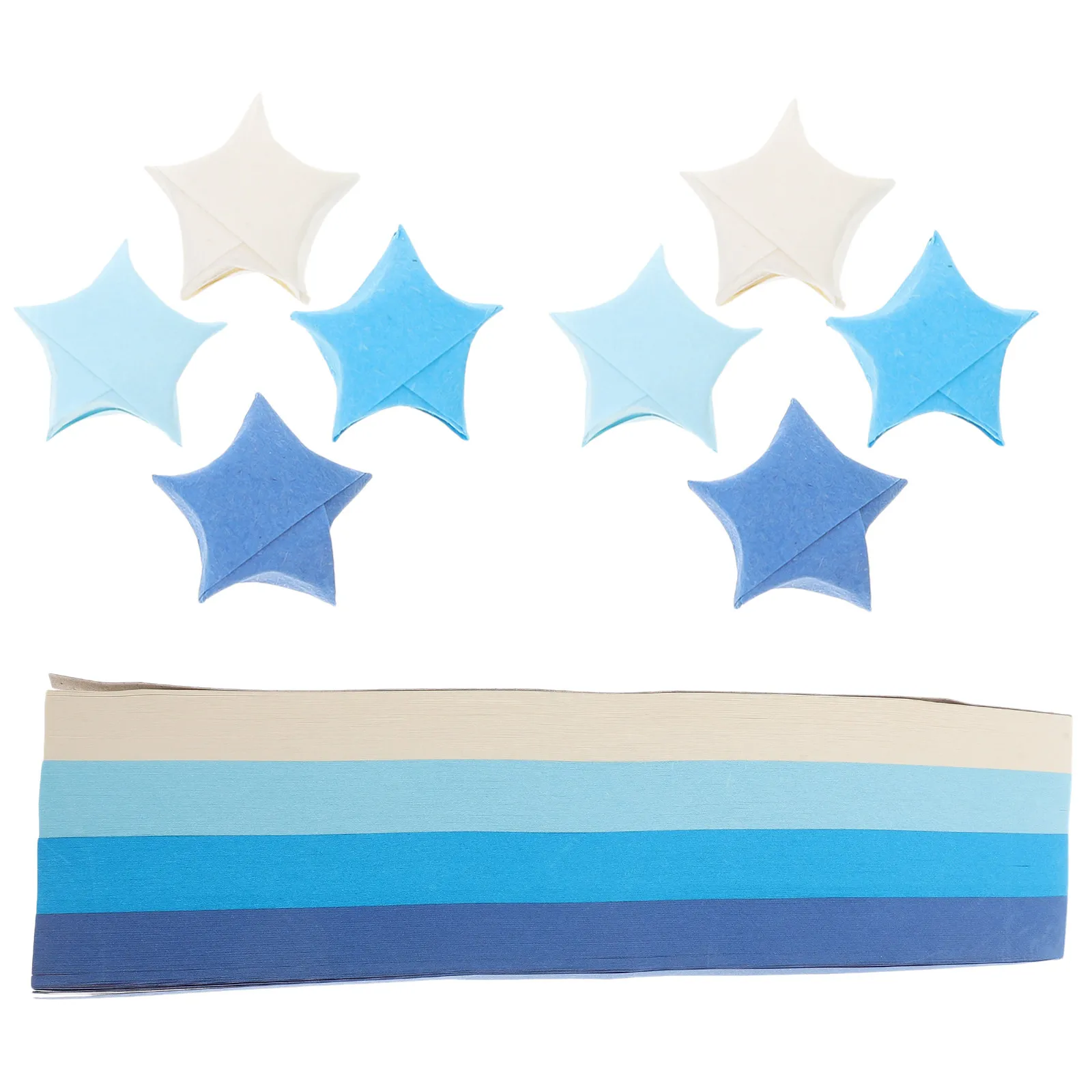 1080Pcs Origami Star Strips Colored Paper Strips for Star Folding Fun Craft Kit Develops Hand Skills Sharing