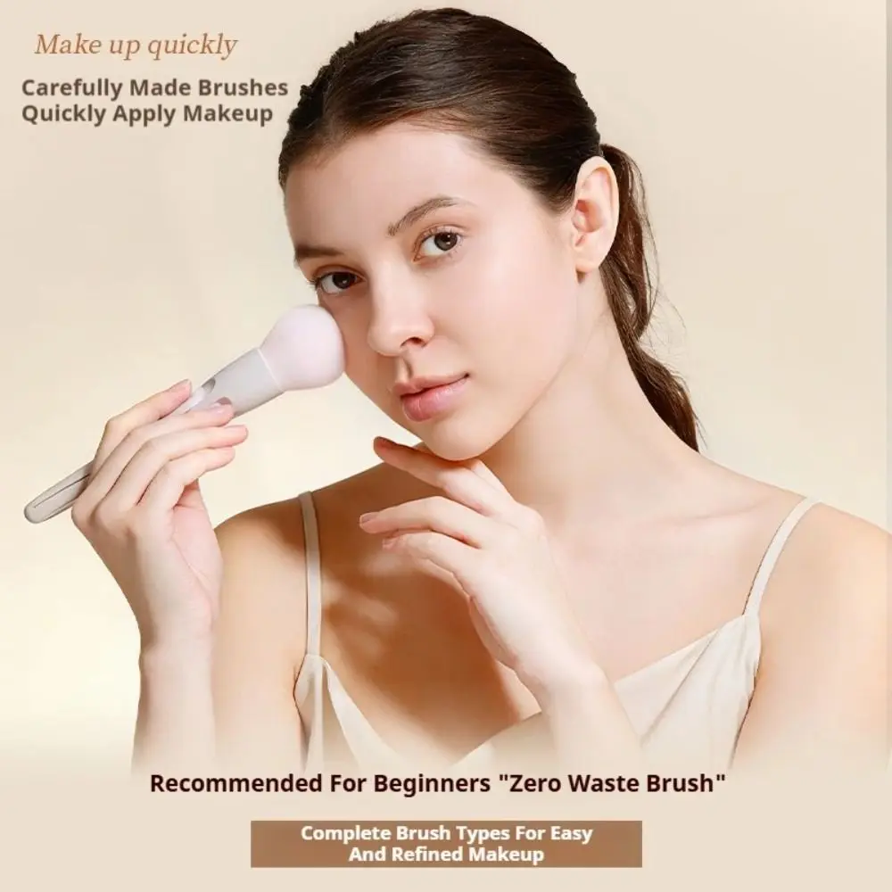 Magnetic 4-in-1 Transformable Brush High Coverage Multi-purpose Makeup Brush Set Multifunctional Cosmetic Beauty
