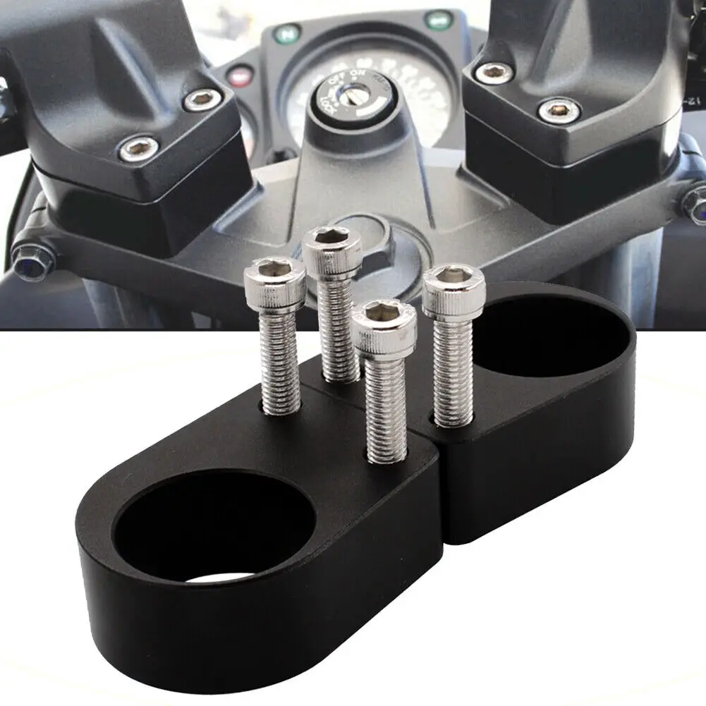 

25mm CNC Front Handlebar Bar Riser Spacer Kit For Kawasaki Ninja EX250 250R 300