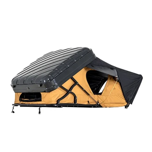 Factory Direct  2021 New Automatic Hard Shell Roof Top Tent 4-Season Canvas Camping Tent for 4x4 SUV Truck