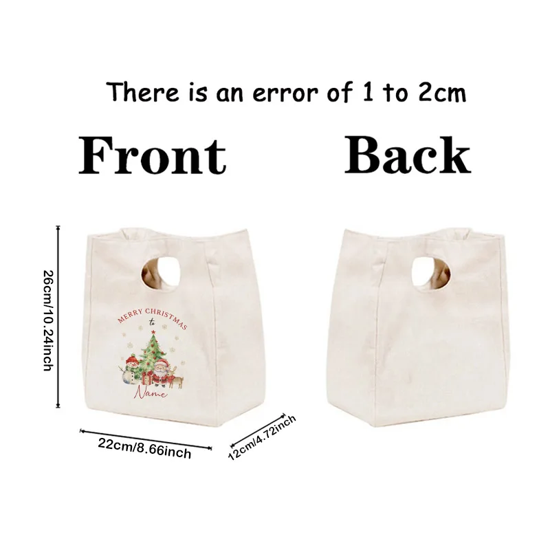 2025 طباعة وظيفية برودة علب الاغذية الحرارية نزهة أكياس الغذاء هدية للنساء الاطفال المحمولة معزول بينتو حقيبة #6
