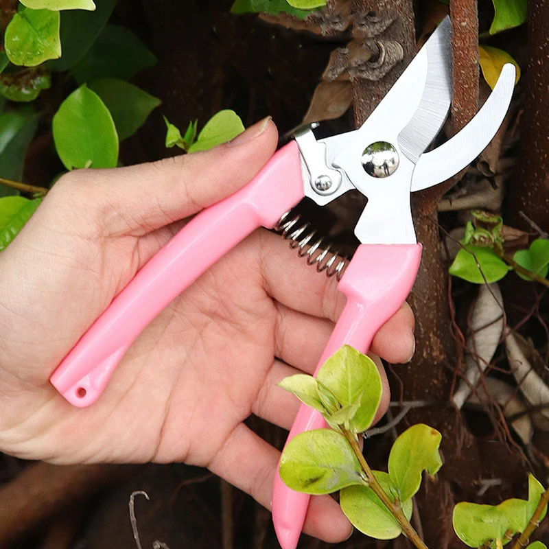 Garden Scissors Professional Sharp Bypass Pruning Shears Tree Trimmers Secateurs Hand Clippers For Garden Beak Scissors