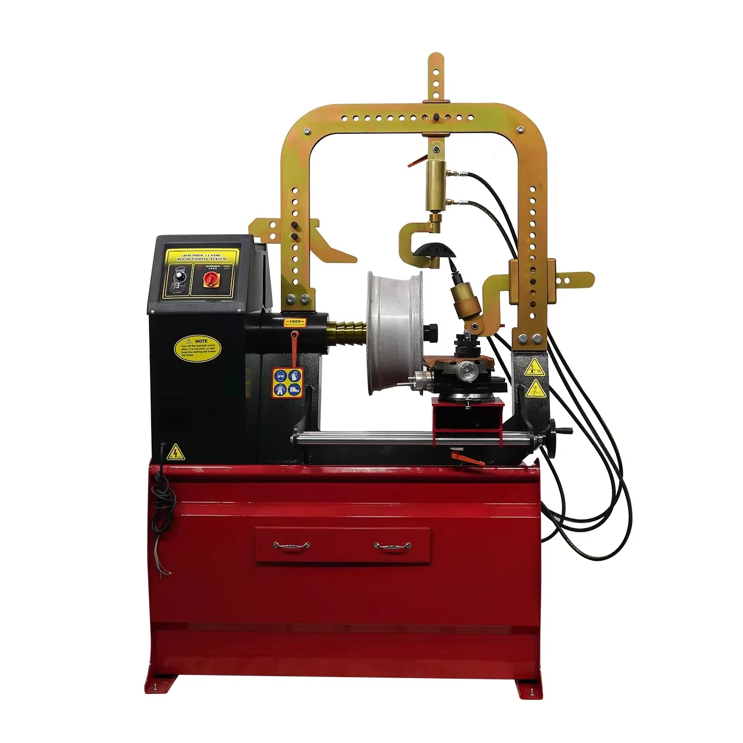 Wheel Rim Straightening Machine Alloy Wheel Repair Lathe Car Rim Bending Repair Equipment ARS26H-PRO