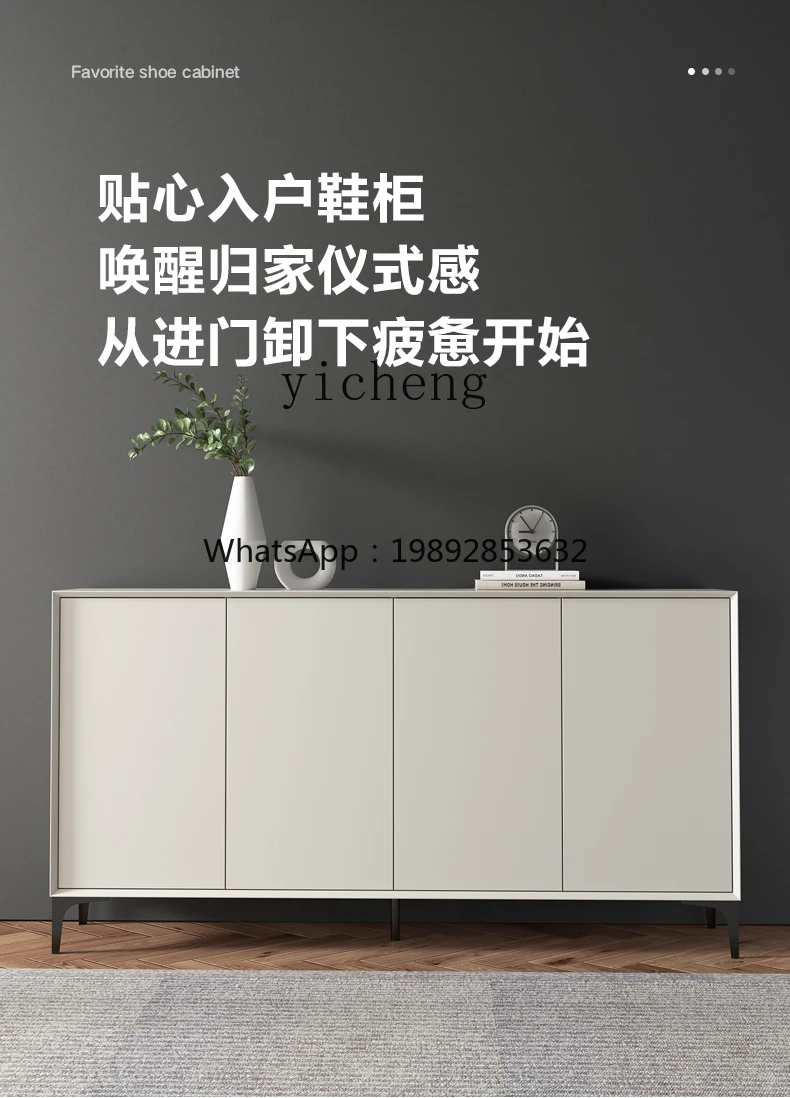 XX   large shoe cabinet Italian minimalist 1.8 meters villa shoe cabinet household integrated extended shoe cabinet