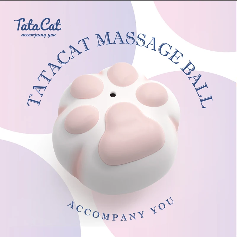 Tata Cat Series Cat Claw Self-Gravity Massage Ball Cute Silicone Decompression Toy Fun Kawaii Model for Girls Birthday Gift