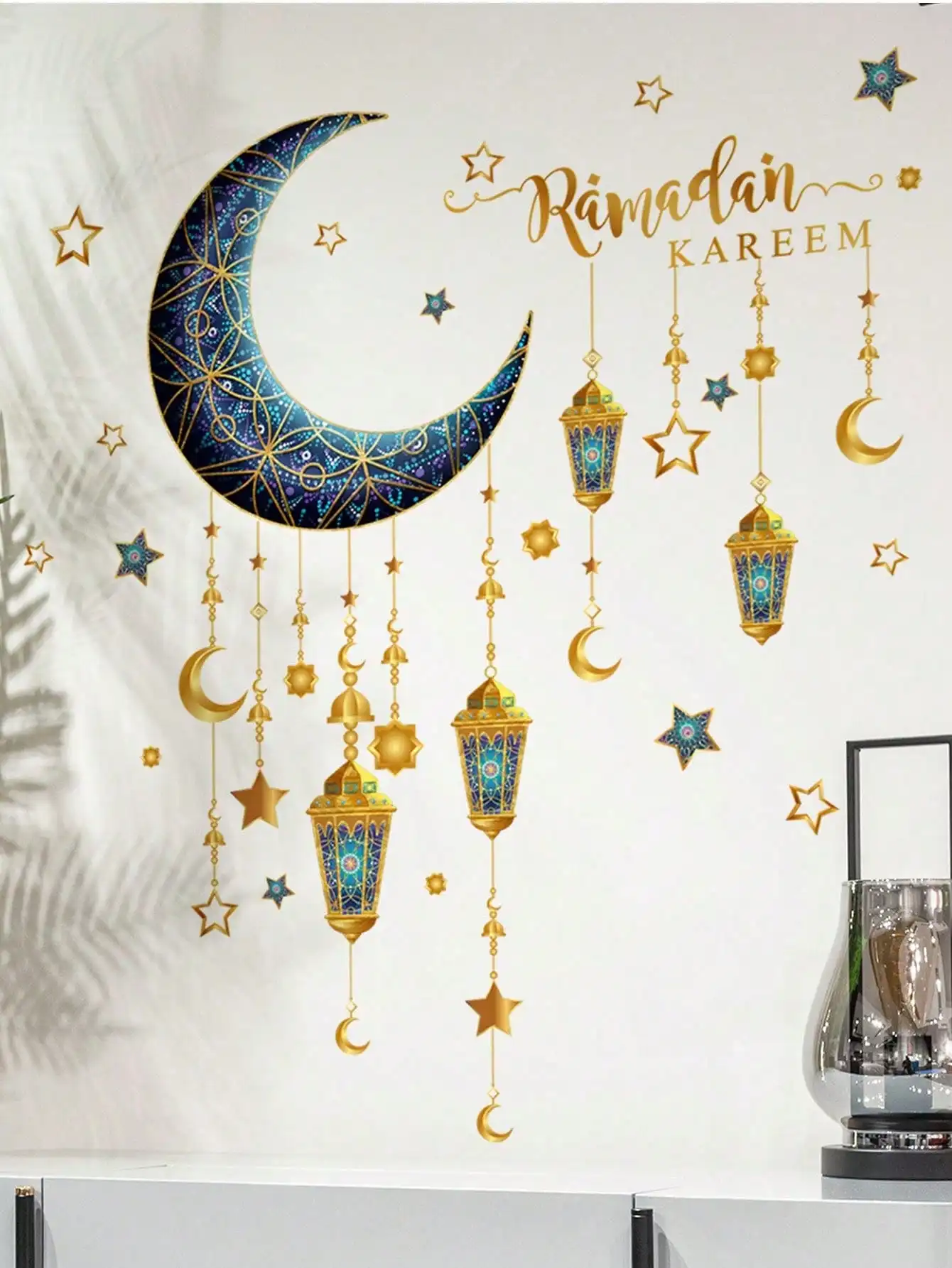 Eid Stickers, Islamic Muslim Party Supplies, Waterproof Stickers, Ramadan Holiday Party Decorations, Ramadan Stickers view 2
