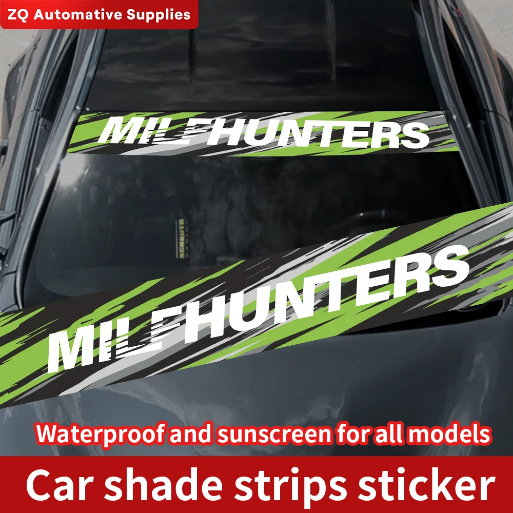 

MILF HUNTERS Car Front Rear Windshield Decor Window Vinyl Waterproof Decal Windscreen Banner Decal Window Sticker Accessories