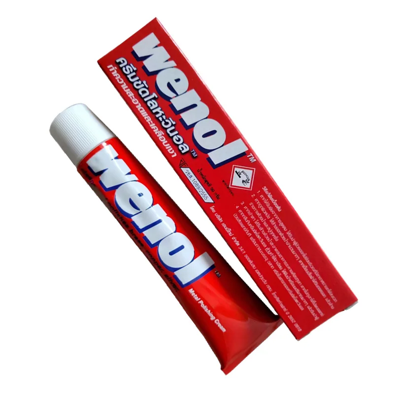 100 جرام معجون تلميع المعادن Wenol للمجوهرات الذهبية والفضية قالب الآلات الموسيقية المعدنية طحن القالب #4