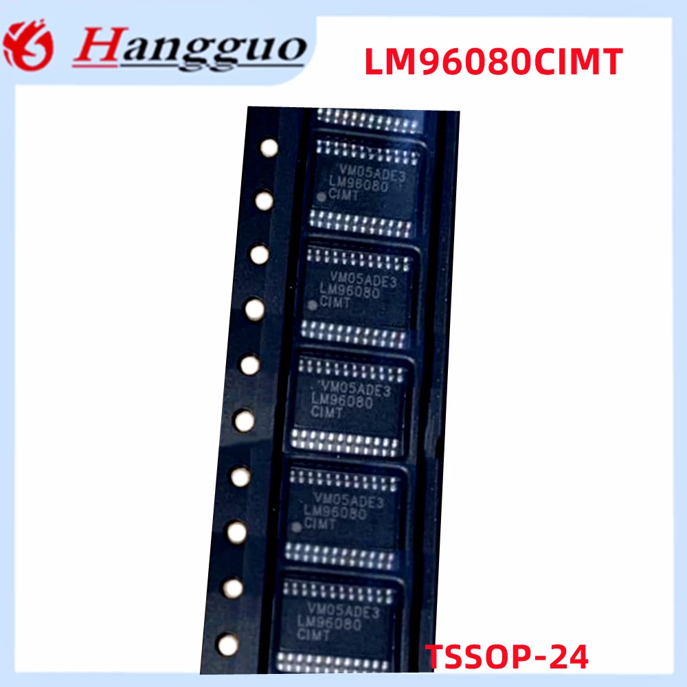 5pcs/Lot Original LM96080CIMT package TSSOP-24 LM96080 Monitoring Circuit IC Chip